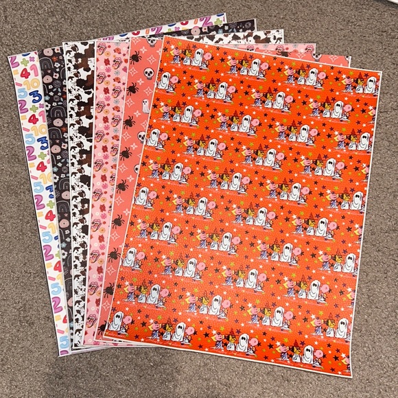 Faux leather sheets - Picture 1 of 7